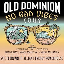 Old Dominion: No Bad Vibes Tour